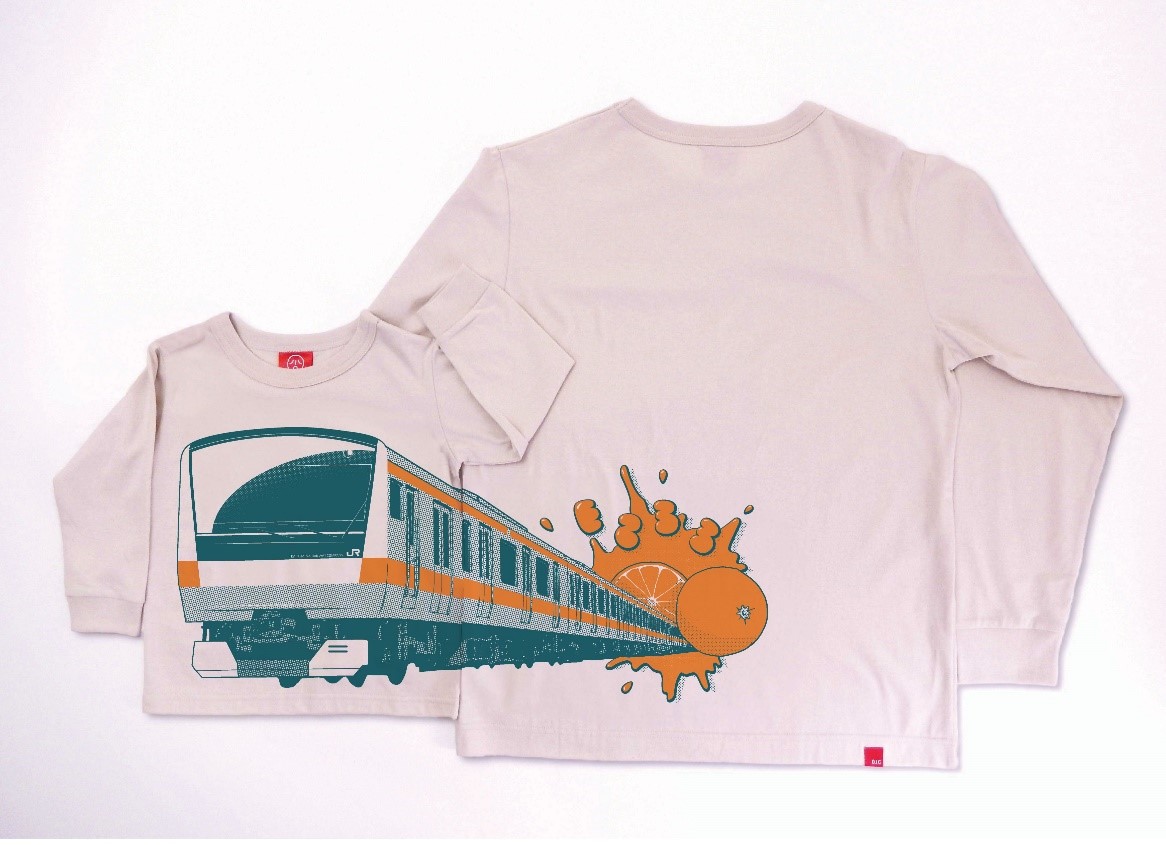 金沢発アパレル「OJICO」が中央線の新作長袖Tシャツを発売／23年10月10日